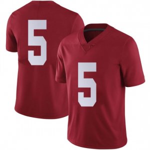 NCAA Men's Alabama Crimson Tide #5 Jalyn Armour-Davis Stitched College Nike Authentic No Name Crimson Football Jersey CE17Q03TT